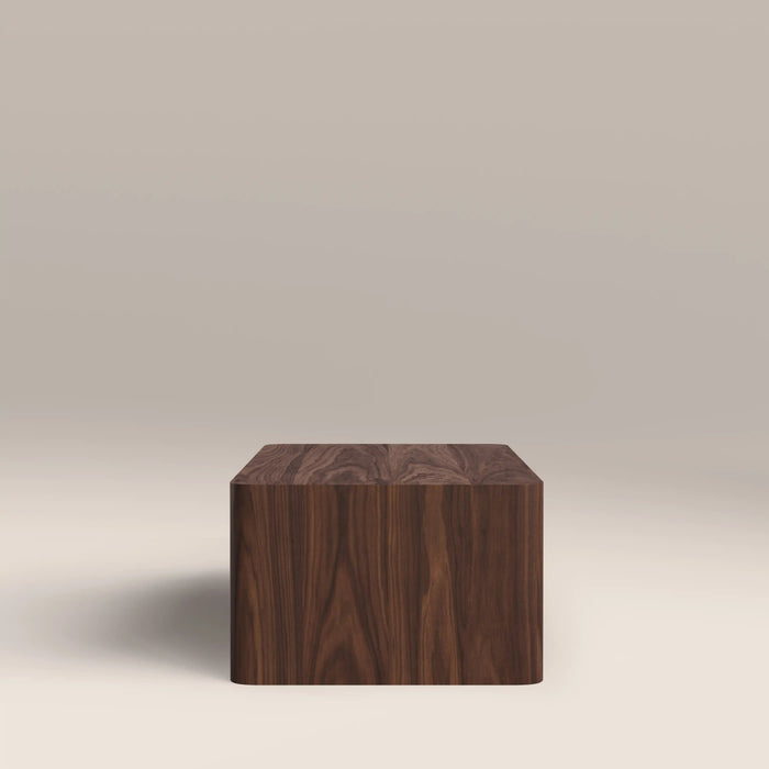 Sabel Rectangle Wooden Coffee Table Walnut
