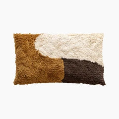 Theodora Tufted Rectangle Cushion | Brown