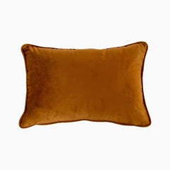 Delaney Rectangle Cushion | Tan Velvet