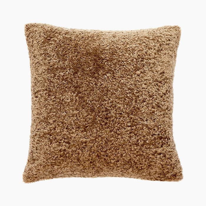 Marilena Textured Square Cushion Brown