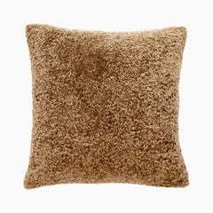 Marilena Textured Square Cushion | Brown