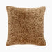 Marilena Textured Square Cushion | Brown
