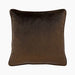 Delaney Square Cushion | Chocolate Brown Velvet