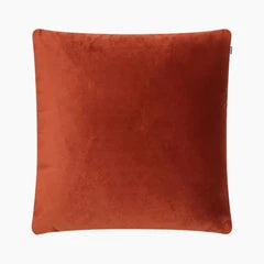 Delaney Square Cushion | Paprika Red Velvet