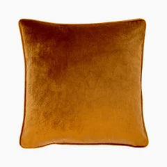 Delaney Square Cushion | Tan Velvet