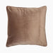 Delaney Square Cushion | Taupe Velvet