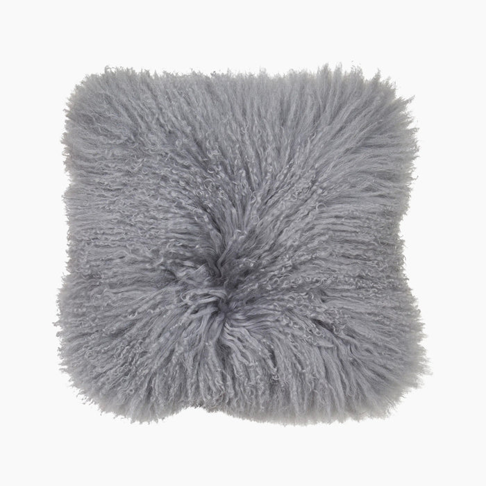 Mongolian Square Cushion Grey
