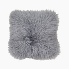 Mongolian Square Cushion | Grey