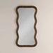 Ridley Wavy Full Length Mirror, 178 x 90 cm | Walnut