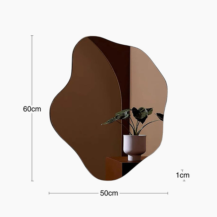 Ashton Pond Wall Mirror 60x50 cm Frameless
