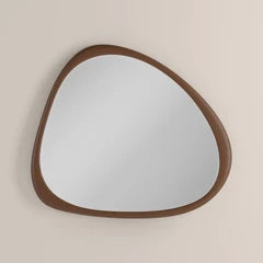 Sable Pond Wall Mirror, 94 x 76 cm | Walnut