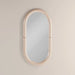 Morris Oval Full Length Mirror, 150 x 77 cm | High Gloss Nude