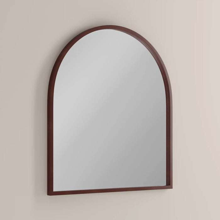 Oxleigh Arch Wall Mirror 90x80 cm Walnut