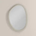 Herman Oval Wall Mirror, 81 x 60 cm | Cream