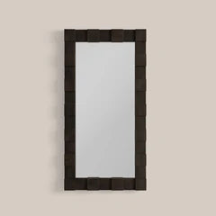 Windsor Rectangle Full Length Mirror, 160 x 75 cm | Walnut