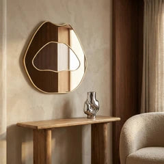 Naomi Wall Mirror, 60 cm | Gold