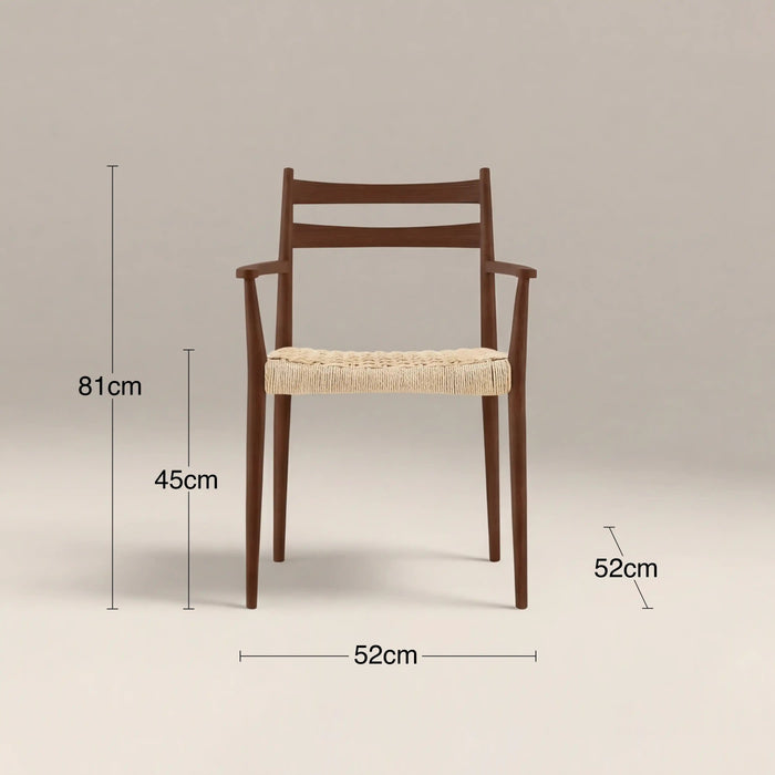 Caleb Wooden Carver Dining Chair