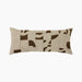 HK Living Rectangle Cushion | Natural Patchwork Linen