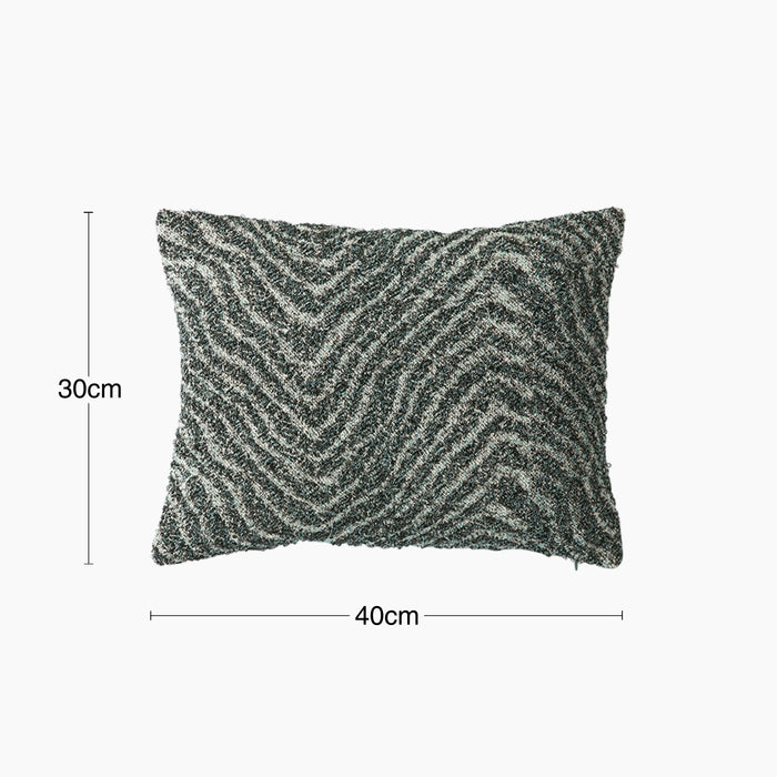 HKliving Doris Rectangle Jacquard Weave Cushion | ZigZag