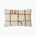 HK Living Rectangle Cushion | Burnt Umber Knitted Wool