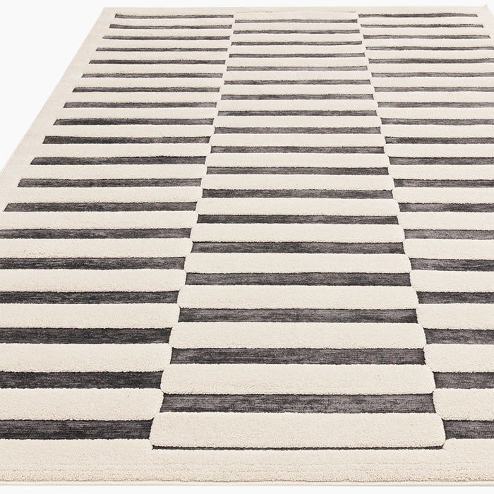 Landon Rug Charcoal & Ivory