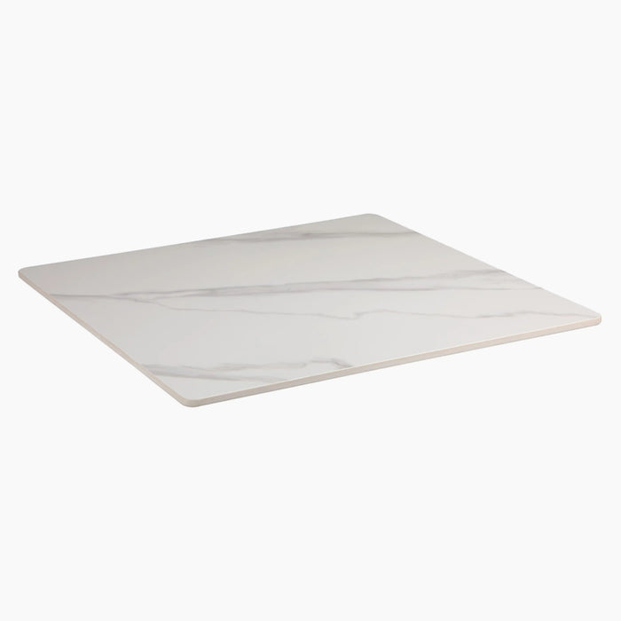Delina Square Table Top White Sintered Stone