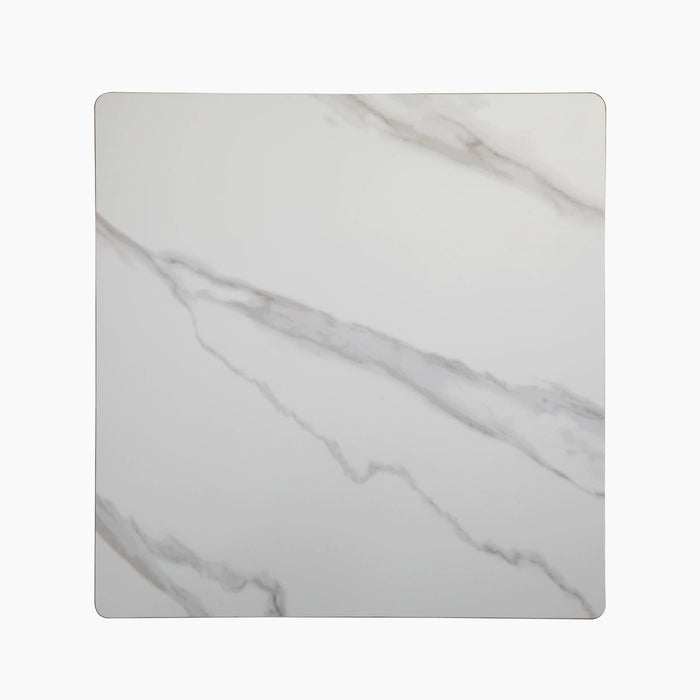 Delina Square Table Top White Sintered Stone