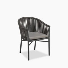Rowan Carver Dining Chair | Dark Grey
