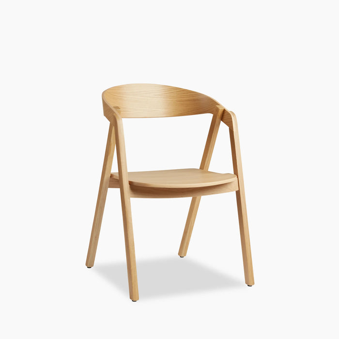 Osaka Stackable Wooden Carver Dining Chair Oak