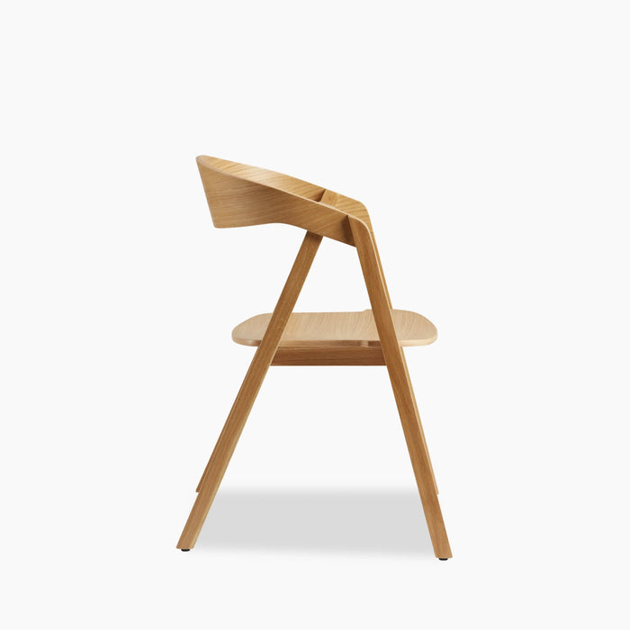 Osaka Stackable Wooden Carver Dining Chair Oak