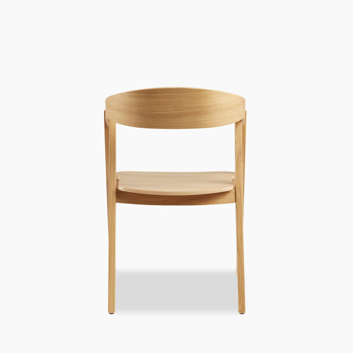 Osaka Stackable Wooden Carver Dining Chair Oak