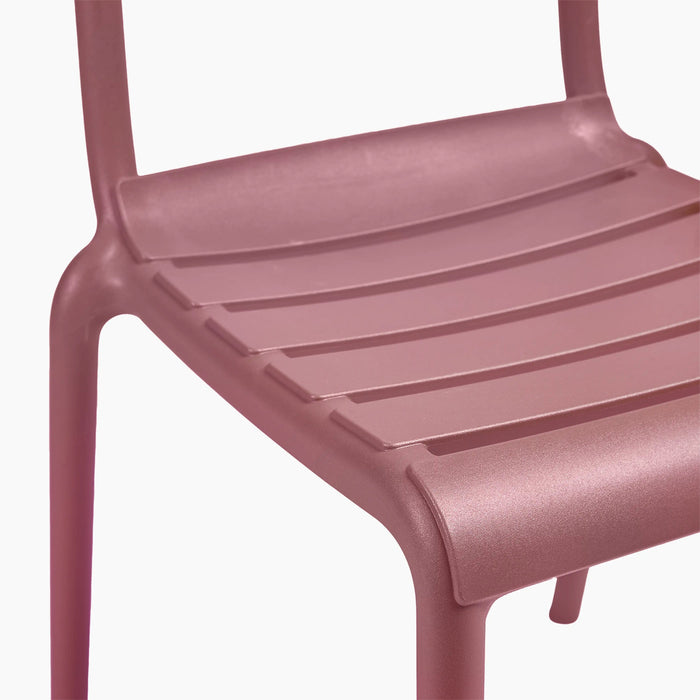 Hampton Stackable Dining Chair Marsala Pink
