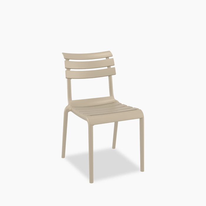 Hampton Stackable Dining Chair Taupe