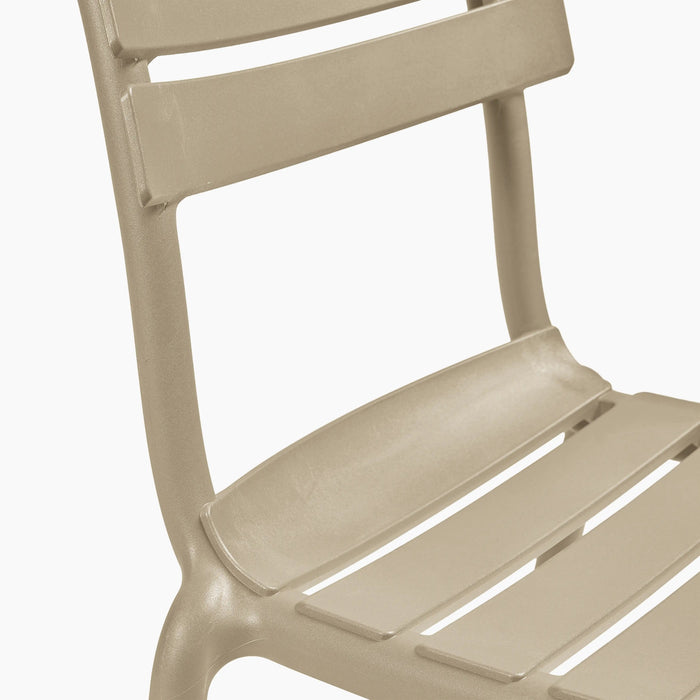 Hampton Stackable Dining Chair Taupe