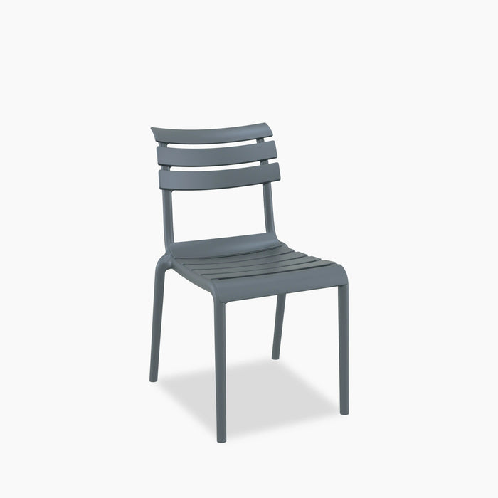 Hampton Stackable Dining Chair Grey