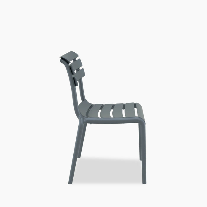 Hampton Stackable Dining Chair Grey