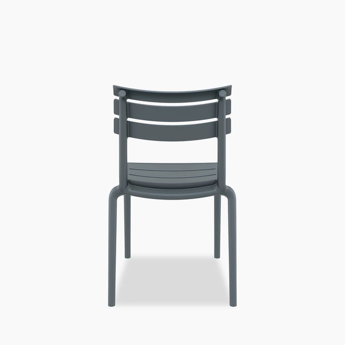 Hampton Stackable Dining Chair Grey