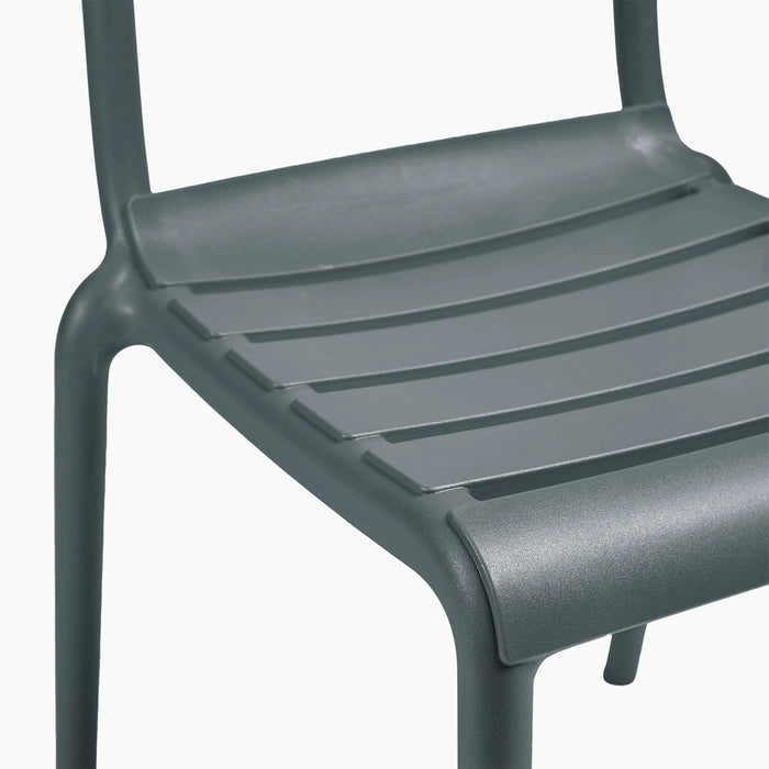 Hampton Stackable Dining Chair Grey