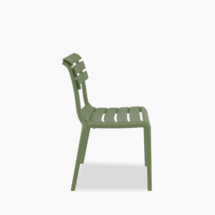 Hampton Stackable Dining Chair Olive Green