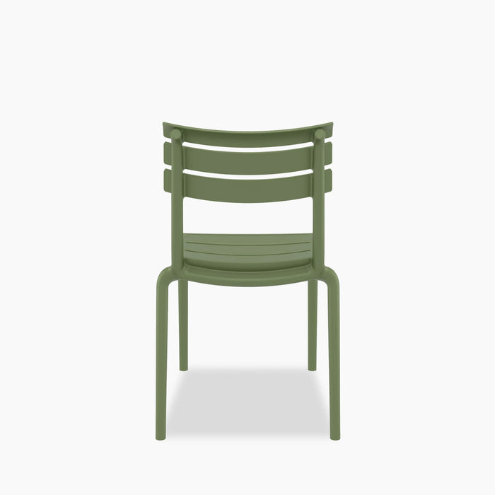 Hampton Stackable Dining Chair Olive Green