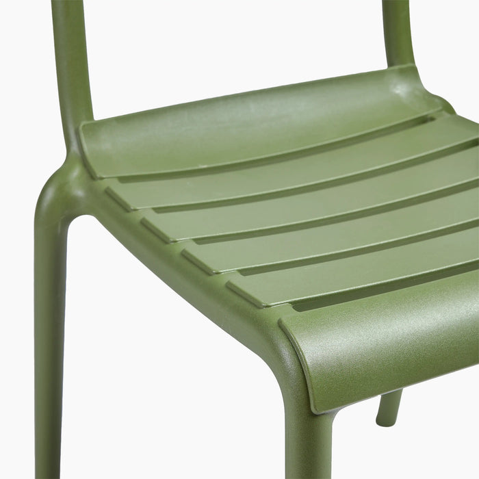Hampton Stackable Dining Chair Olive Green