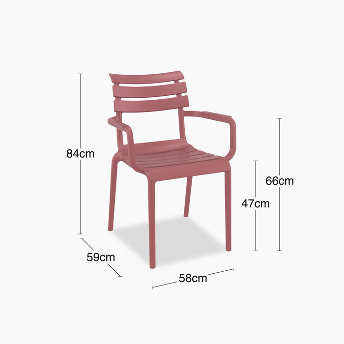 Hampton Stackable Carver Dining Chair
