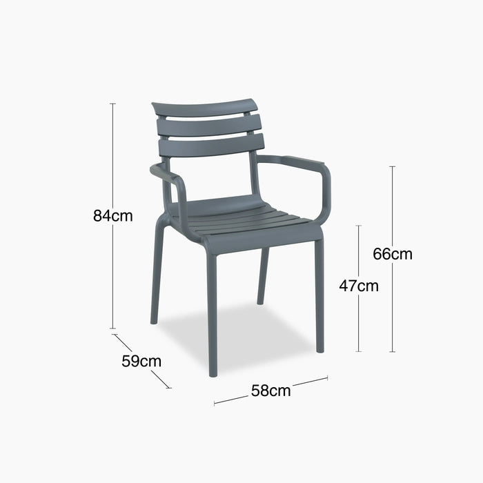Hampton Stackable Carver Dining Chair
