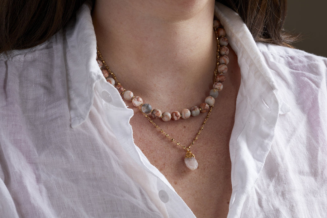 Cerita Necklace Rhodochrosite