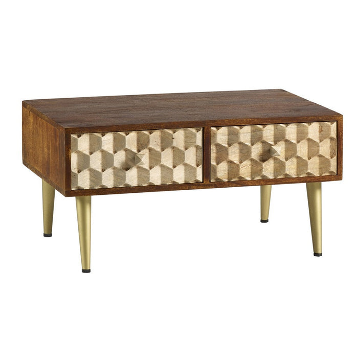 Edison Coffee Table with 2 Drawers