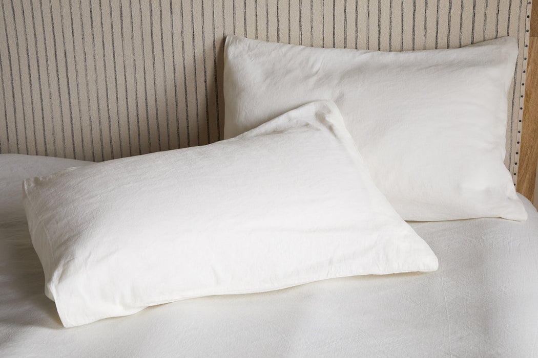 Cela Hemp Cotton Housewife Pillowcases Natural