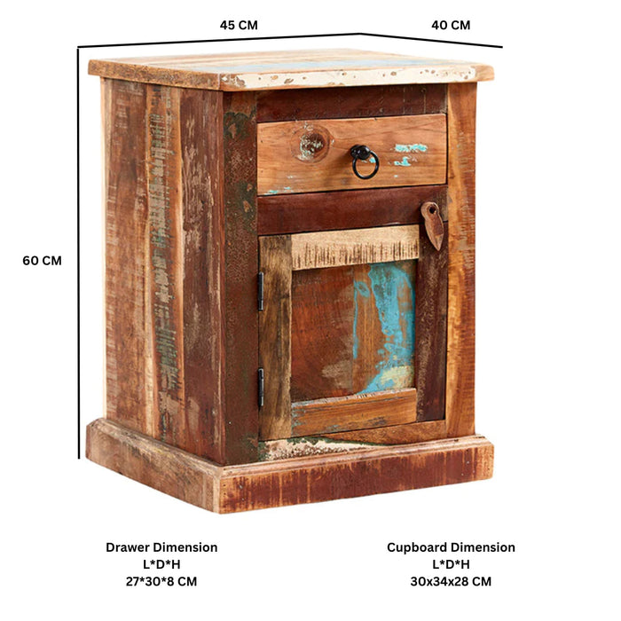 Coastal Bedside Table