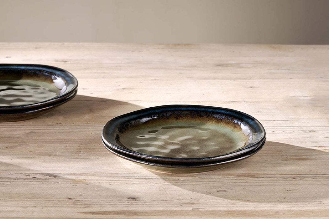 Cali Side Plate Earth Blue