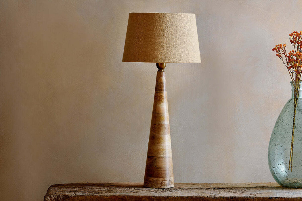 Chameli Mango Wood Table Lamp Naural
