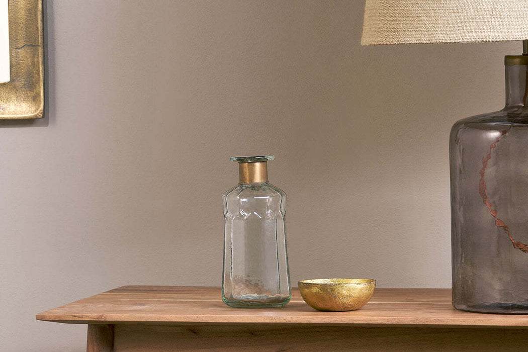 Chara Hammered Bottle Decorative